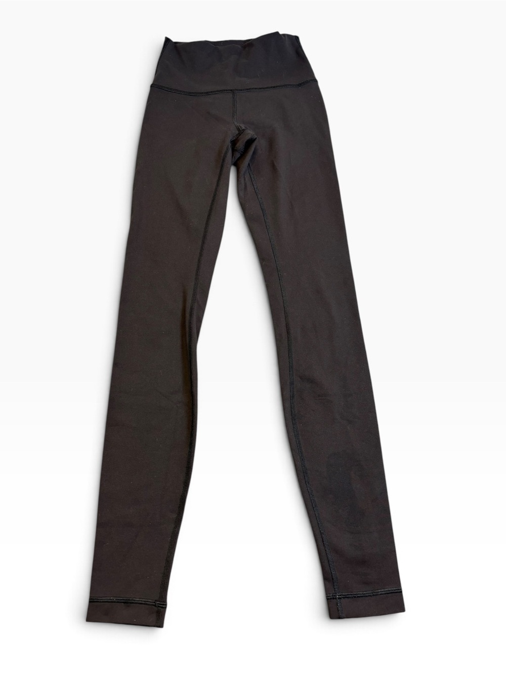 Lululemon Wunder Under HR Tight 28" Black Leggings Size 2 Luon EUC